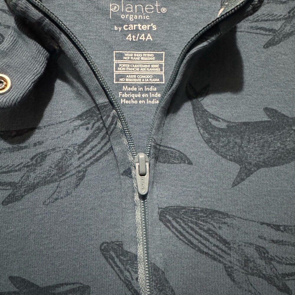 Set of 4 Kids' Patterned footless bodysuits. - Picture 9 of 9